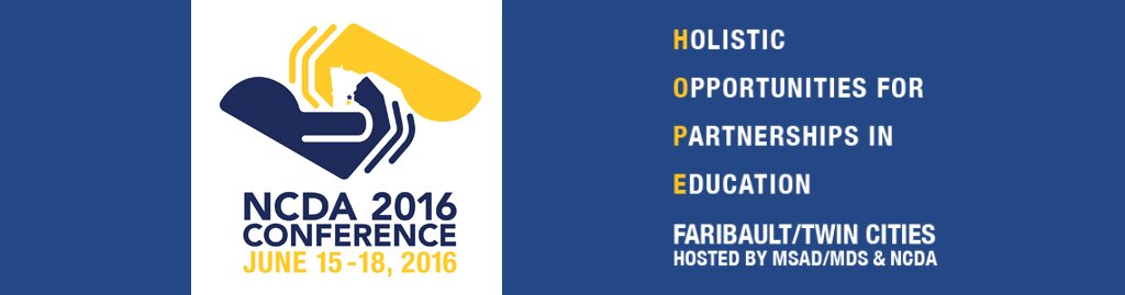 NCDA 2016 Conference Banner